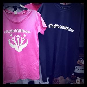 #TheWorldWillBeOne Tshirts